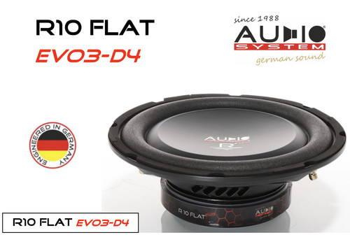 Sistema audio r10 flat evo3 - flat, evo3-d4