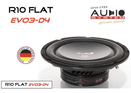 Sistema audio flat - 10, evo